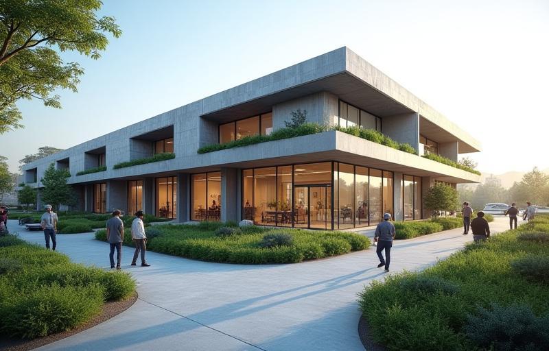Modern eco-friendly Sterling construction project in progress